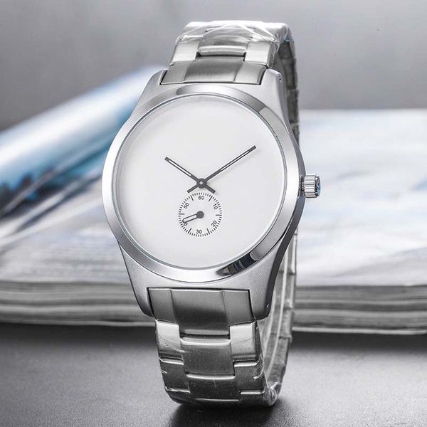 

19ss world brand men's wear designer men's watch men's timetable gift brand business leisure refined gift clock #217a3, Slivery;brown