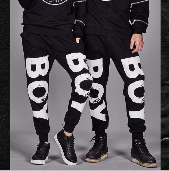 

мужские брюки joggers конструктора mens pant спорт бегуны активной марка пара pant люкс дизайн женские брюки марка m - 3xl, Black