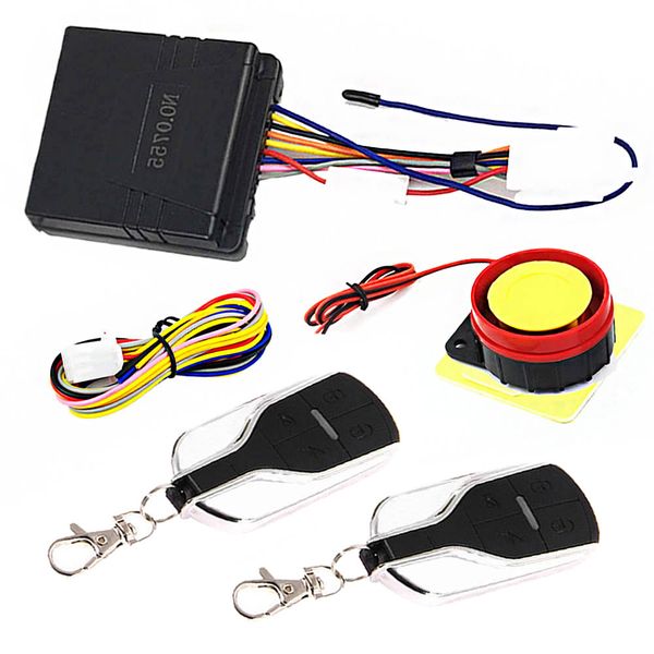 

scooter 12v universal motorcycle alarm motor motobike anti-theft security alarm system remote control engine start keyless entry
