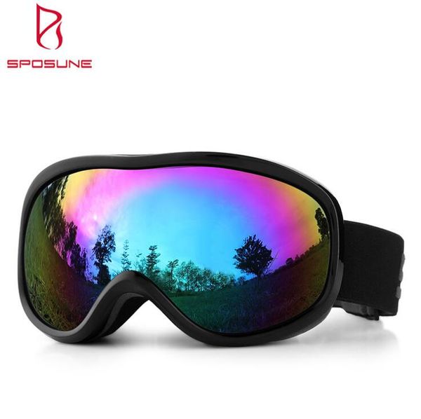 

2019 ski goggles double layers 10color uv protection antifog big ski mask glasses skiing men women snow snowboard goggles winter