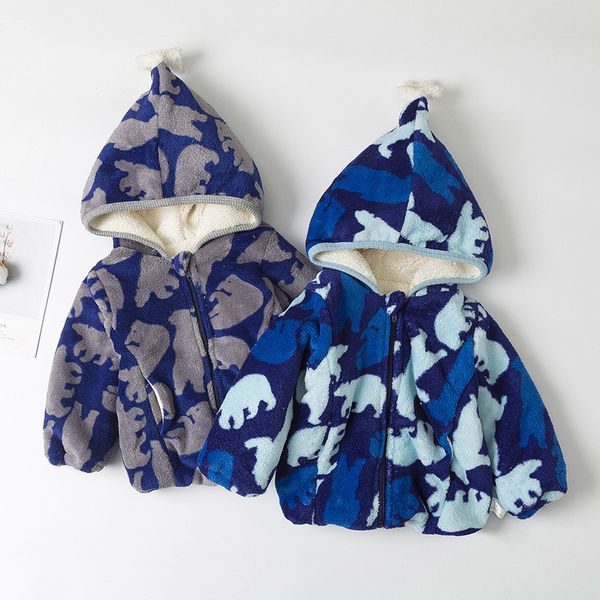 

toddler kids girls baby jacket boys children baby girl winter jacket girls coat zip hoodie boy kids clothes 2019, Blue;gray