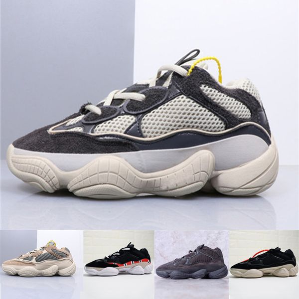 

500s 2018 new mens women designer casual shoes black brown red grey running shoes sports sneakers, White;red