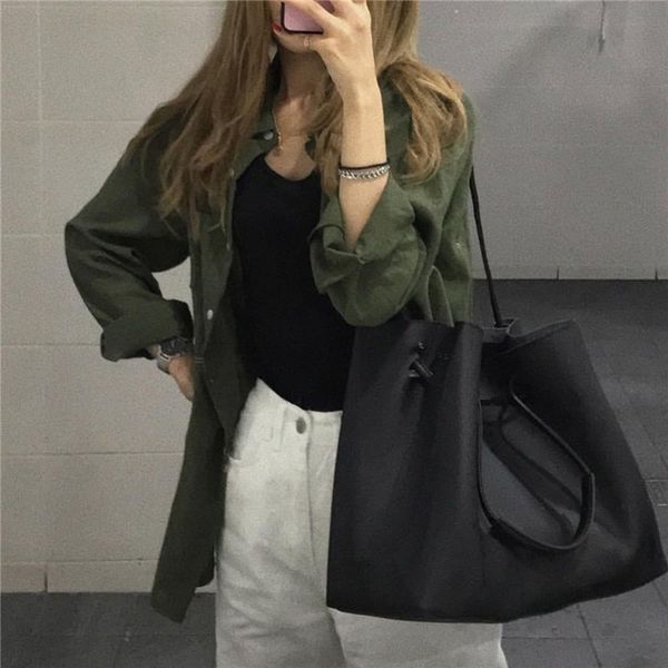 

2020 new women's bag retro big bun mother bag simple handbag shoulder