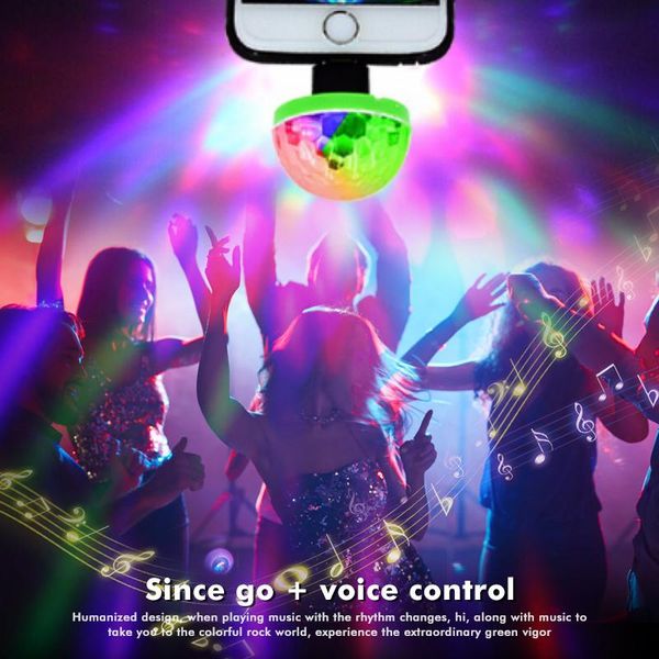 

mini usb disco party led light светится портативный кристалл magic ball красочный эффект этапа лампы для дома party karaoke decor