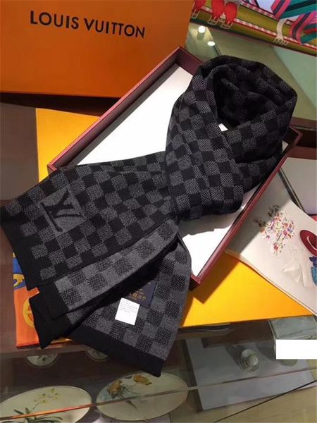 

модная осень и зима бренд шерстяной шарф мужской шарф мужской моды шарф трикотажный мягкий кашемир, Blue;gray