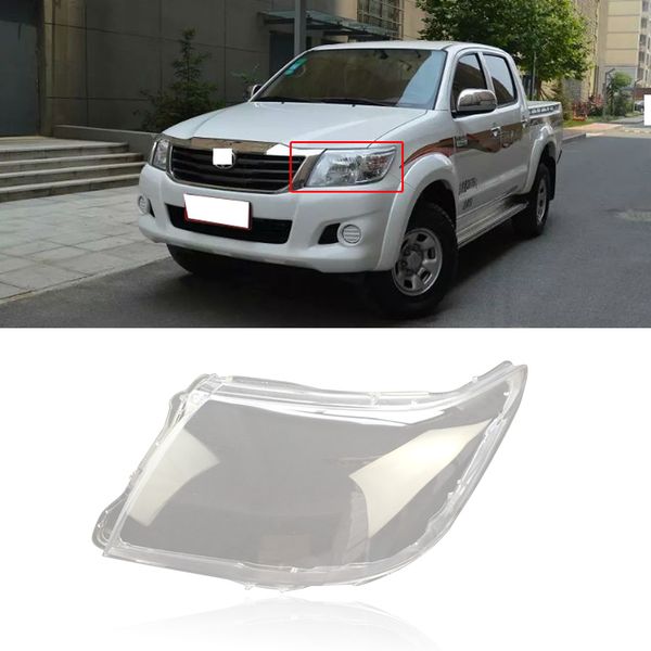 

capqx for hilux vigo pickup 09-13 front transparent headlamp lamp cover lampshade headlight waterproof lamp shade shell