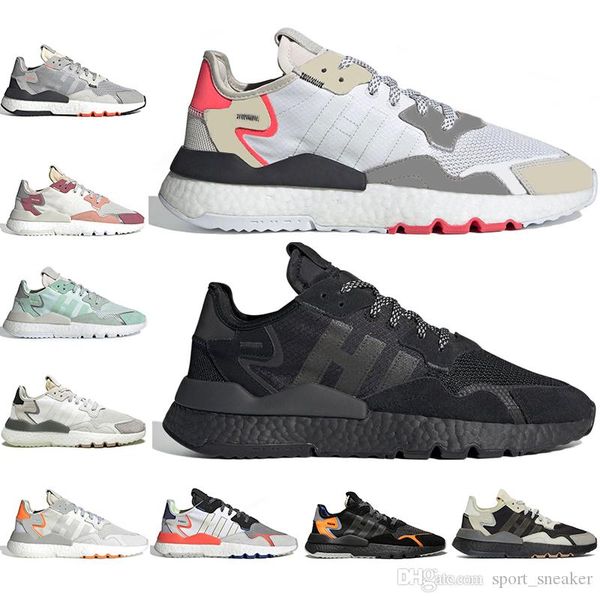 

с носками новая мода nite jogger boost кроссовки попкорн дизайнерская обувь спорт белый серый красный мужские тренеры на открытом воздухе сп