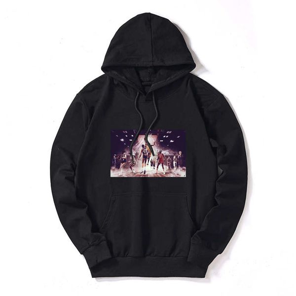 

new arrival men designer hoodie with hooded fashion streetwear sweatshirts mens brand hoodies 5 colors asian size m-5xl wb01a109, Black