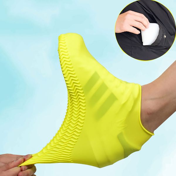 

waterproof silicone shoe covers material protective shoes rain boots for indoor outdoor rainy days outdoor toolefm