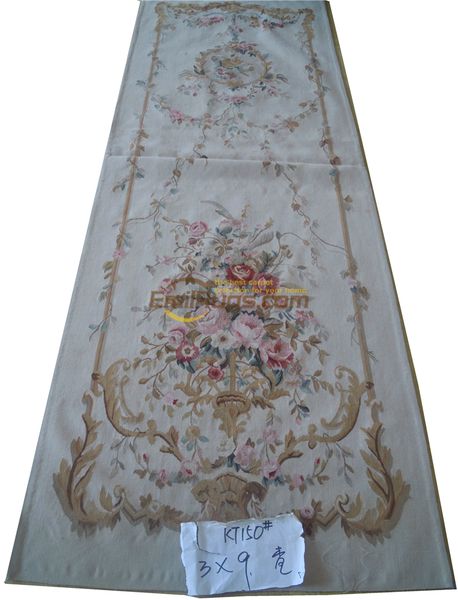

время ограниченной специальное предложение styling alfombras tapetes pure handmade французский aubusson ковры 91cmx244cm (3'x 8' ) kt150gc14