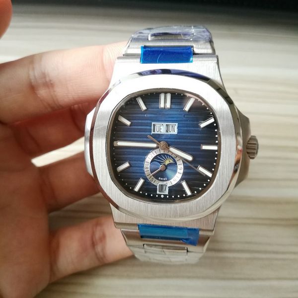 

watch pp mechanical automatic watch for men 5726 sports steel wristwatch mens fashion nautilus brand watches 2229, Slivery;brown