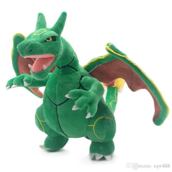 

100% cotton 30cm rayquaza charizard plush toy for child holiday gifts nopo074