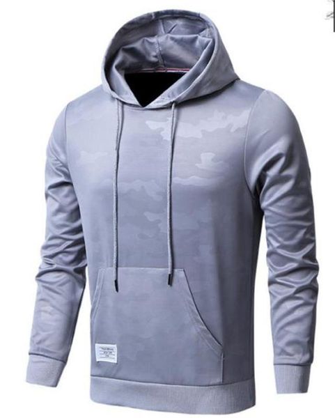 

designer hoodies fashion slim big pocket panelled mens designer hoodies casual males clothing camouflage print mens, Black
