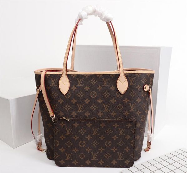 

Men's travel Bags Women bag real Leather Handbags Leather keepall 45 Shoulder Bags totes 40996 40997 Medium size 32-29-17cm