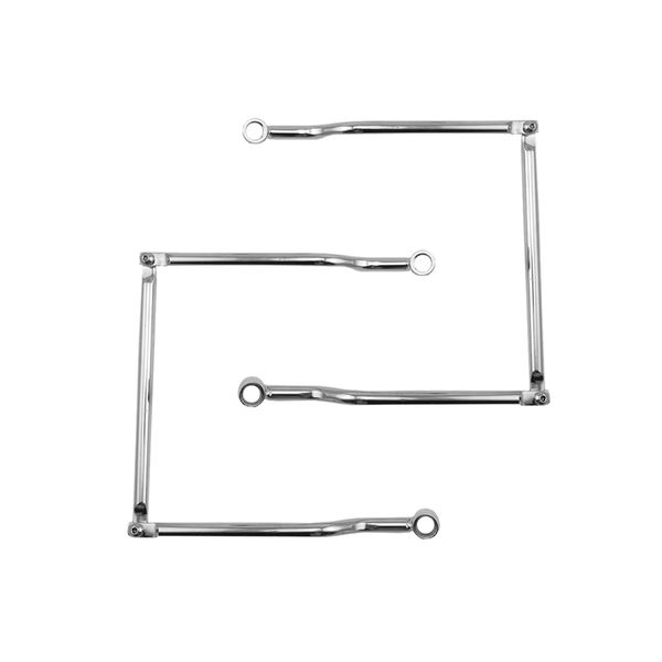 

universal motorcycle saddle bag luggage bag side box bracket(chrome