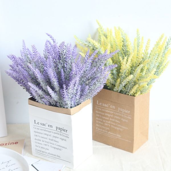

new romantic provence decoration silk artificial flowers lavender flower grain decorative simulation of aquatic plants