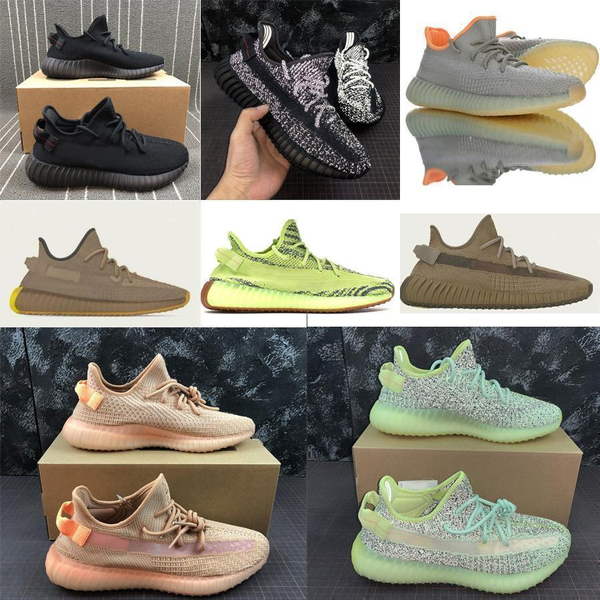 

2020 colors with box kanye west sply tailgate zebra yecheil tail light earth desert sage men shoes women v2 stock x sneaker6b10#, Black