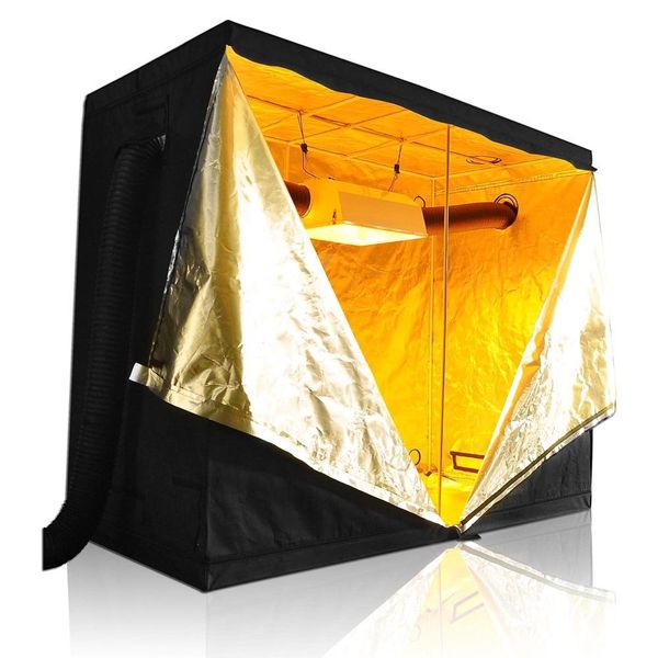 

greenhouse 100 * 100 * 200cm tent plant lights, led growth lights, greenhouse plant growth, 100% reflective polyester film