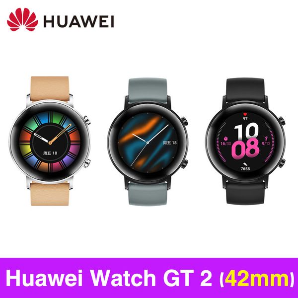 

Original huawei mart watch gt 2 42mm gp two week battery life 5atm water re i tant heart rate tracker for android