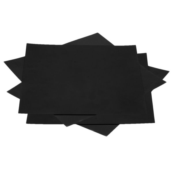 

2pairs 3d printer parts build plate tape magnetic heat bed stickers 220x220mm black