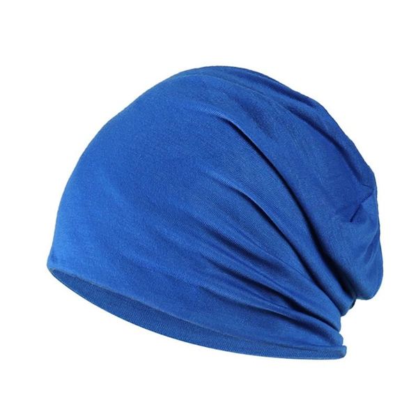 

men soild india stretch drawstring bomber hats wool knitting hair women winter hat loss head scarf wrap gorros mujer invierno #2, Blue;gray