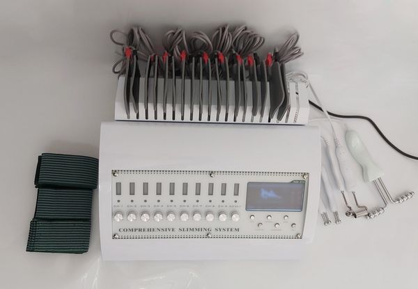 Professionelle 4 IN 1 Russische Wellen EMS Elektrische Muskelstimulator Ferninfrarot-Elektrostimulationsmaschine Mit BIO Facelift Körperabnehmen