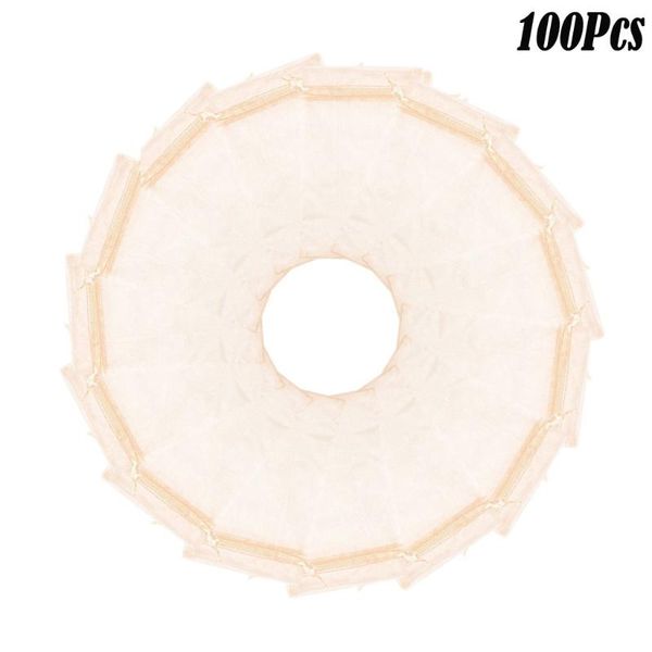 

100pcs jewelry storage bag sheer drawstring organza bags 5 x 7 inch peach transparent jewelry pouche organizer de8