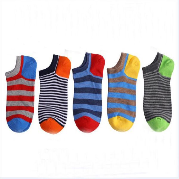 

10 pcs = 5 пар мужчин лодка носки, Black