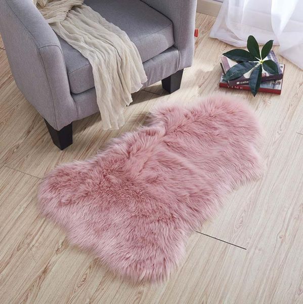 

искусственная шерсть супер мягкий искусственный мех ковер для гостиной спальни лохматый коврик плюшевый ковер прикроватный столик домашние к