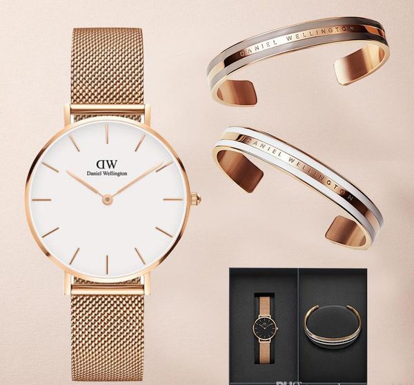 

Новые DW женские часы 40мм Мужские часы 32 Женские часы и украшения Браслеты Роскошн