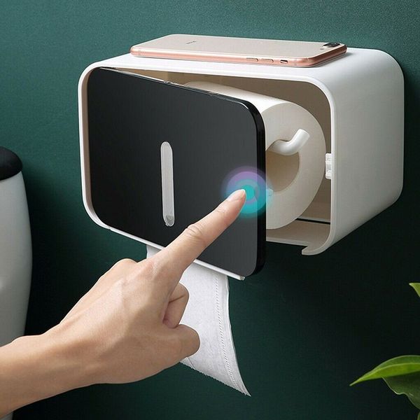 

ванная комната tissue box настенный free штамповка водонепроницаемый ролл хранения box case h99f