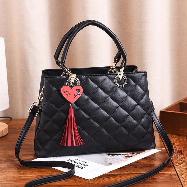 

fashion pu leather tote luxury handbags crossbody bags for women 2019 diamond lattice girl shoulder messenger bag bolsa feminina