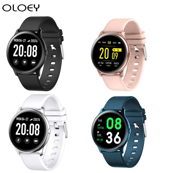 

kw19 waterproof bluetooth smart watch for women & man heart rate health sport weather forecast smartwatch