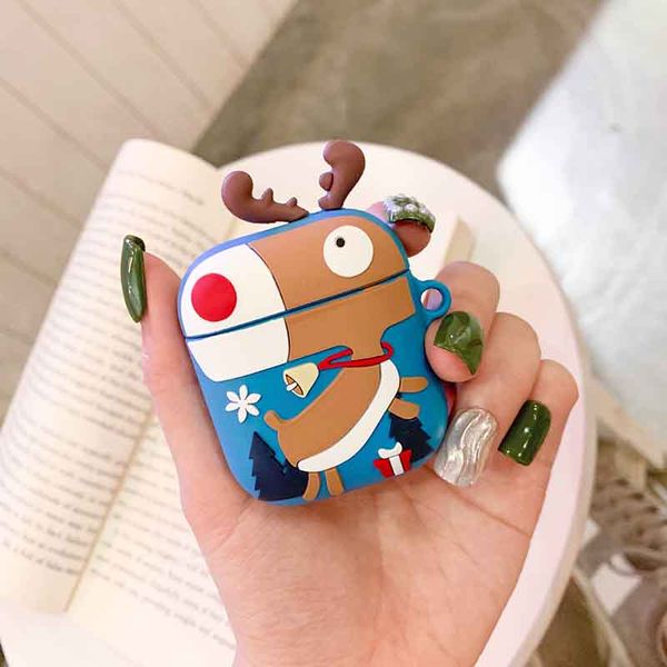 

protective case for airpods 1/2 bluetooth headset shockproof cover for apple 1/2 fashion silicone cute cartoon print storage box wholesale-3