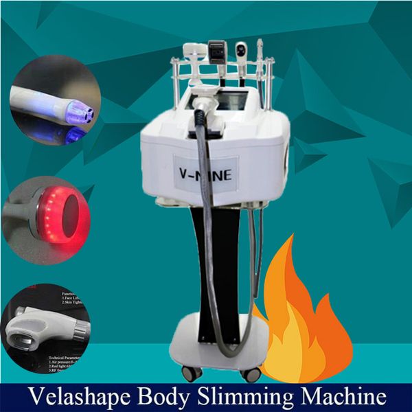 

5 in 1 velashape velasmooth vacuum roller liposuction 40k cavitation rf body shaping weight loss slimming massage machine for body and face