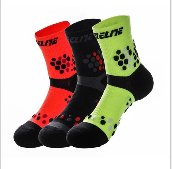 

new 3d socks for men professional outdoor sports marathon socks, cycling socks and running socks, Black