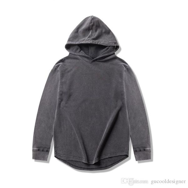 

весна осень mens конструктора толстовки моды омывается дряблая hip pop tops повседневный пуловер парой одежды, Black