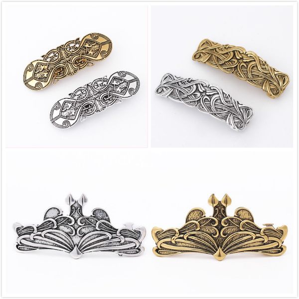 Mode Europäische USA Vintage Legierung Metall Haarspangen Haarschmuck Ganze Verkauf Retro Haarnadeln für Frauen Mädchen