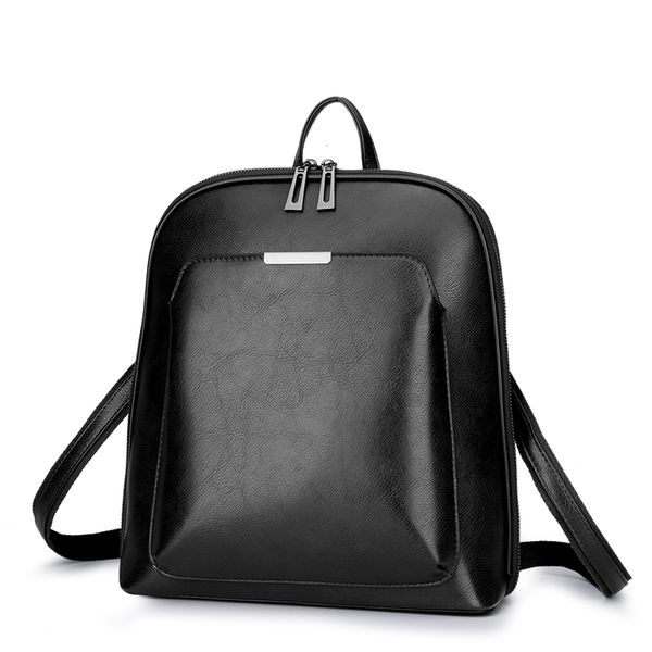 

vintage backpack female brand leather women's backpack large capacity school bag for girls leisure shoulder bags for women 2018