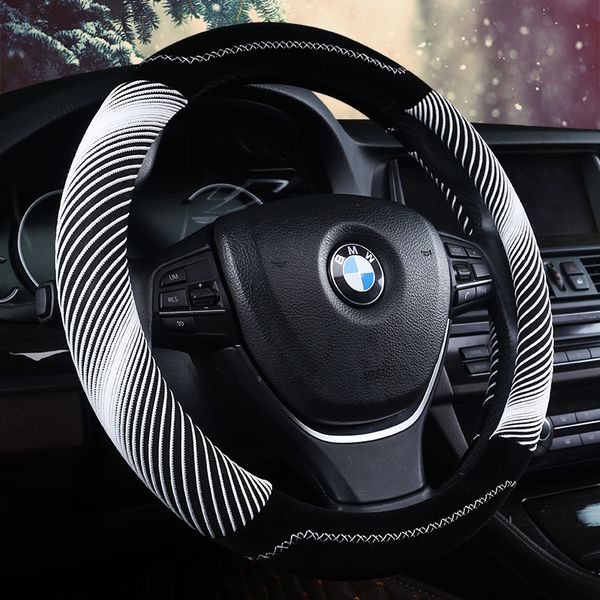 

3d helix line steering-wheel velvet steering wheel cover car styling