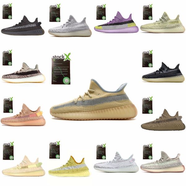 

kanye west static running shoes new israfil cinder desert sage earth tail light zebra womens mens trainers sneakers size 13 luxky j#006491