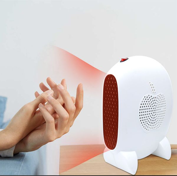 

220v mini home heater infrared 500w portable electric air heater warm fan deskspace heater for winter household bathroom