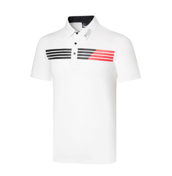 

golf men's short sleeve golf polo shirt, Black;blue