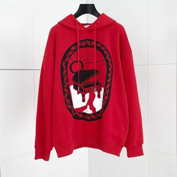 

2020 новая мода mens женщин пара толстовки пуловеры печать мужская с длинным рукавом конструктора hoodie сыпучие фуфайки hip hop red plus ра, Black