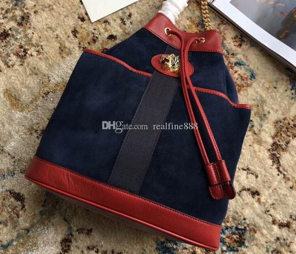 

5a quality 553961 30.5cm rajahs suede leather bucket shoulder bags,with dust bag,dhl ing