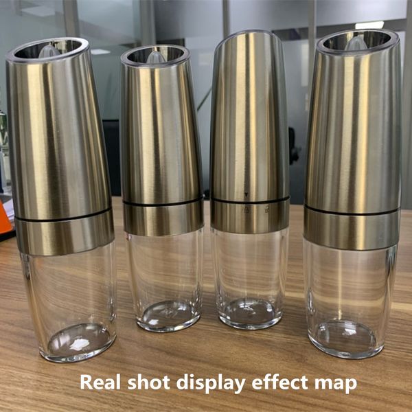 

нержавеющая сталь электрический соль grinder мельница соль и перец кофемолки кухня питание бар family hotel барбекю инструменты