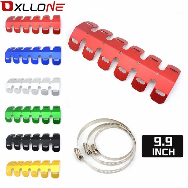

for crf250r crf110f crf125f crf100f crf150f crf150r motorcycle front manifold exhaust shield exhaust pipe crash protector