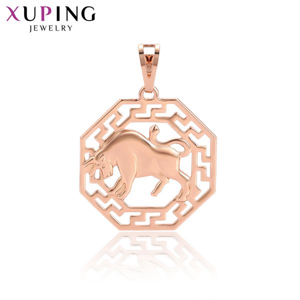 

xuping luxury necklace pendants rose gold color animals shape series jewelry black friday gift for women s111s-33879, Silver