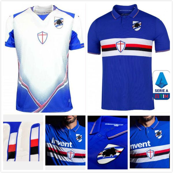 

Size xxl 2019 uc ampdoria occer jer ey 19 20 ala ekdal aponara barreto praet ramirez caprari quagliarella blue white football hirt, Black;yellow