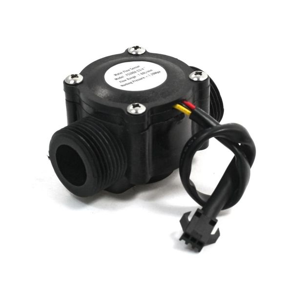 

lixf 1-60l/min dc 5-24v hall effect water flow sensor counter meter
